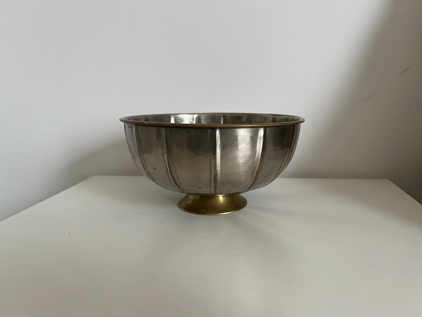 Frisman Vintage Art Deco Style Brass Hammered Bowl Argentina ca' 1930's