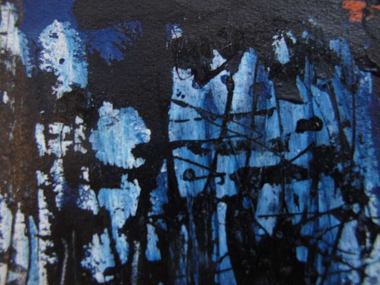 Frisman Vintage A Gouache on Paper by Robert Freiman, 1960