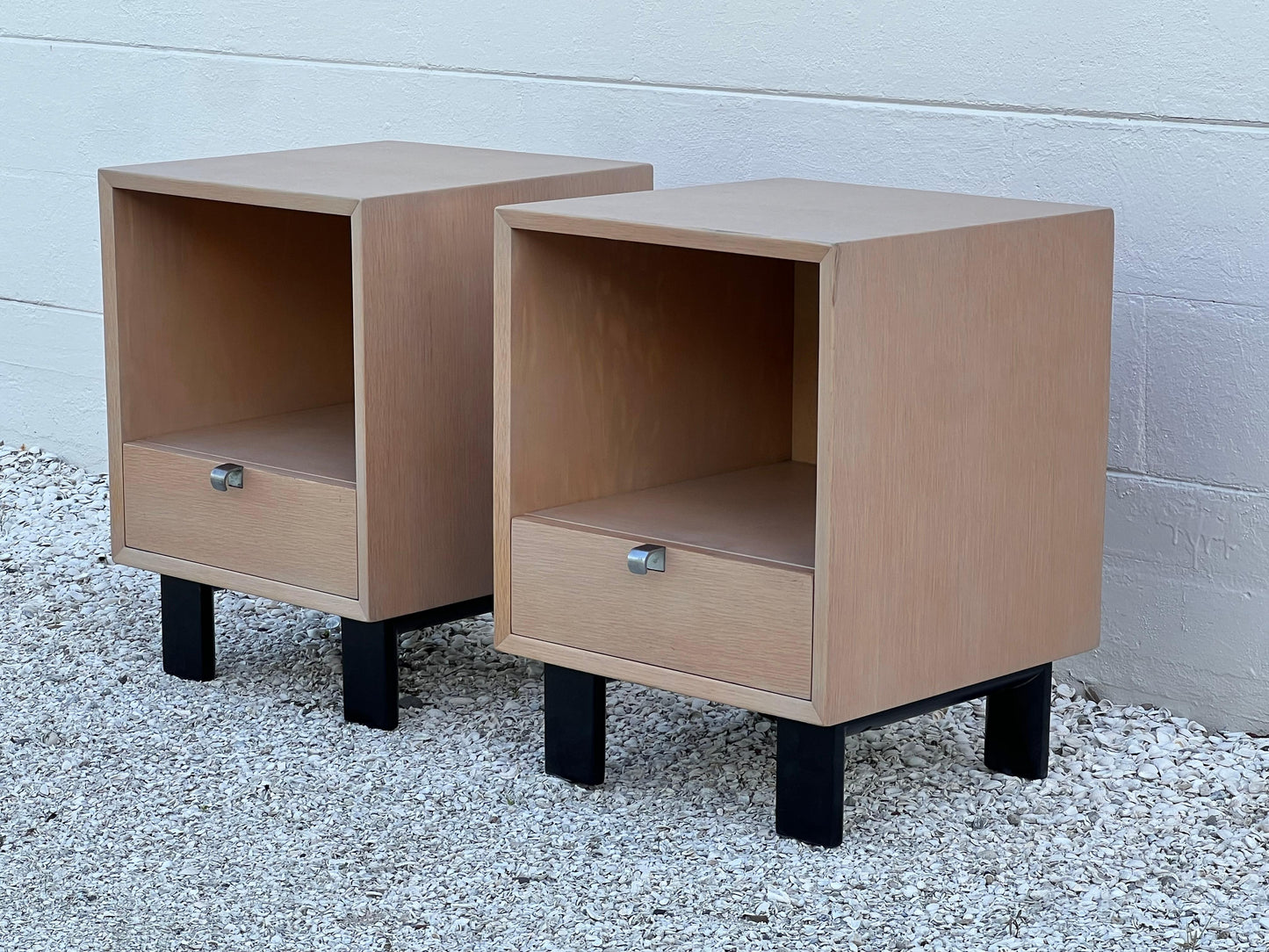 Frisman Vintage A Classic Pair of George Nelson Night Stands Herman Miller Basic Series 1950's