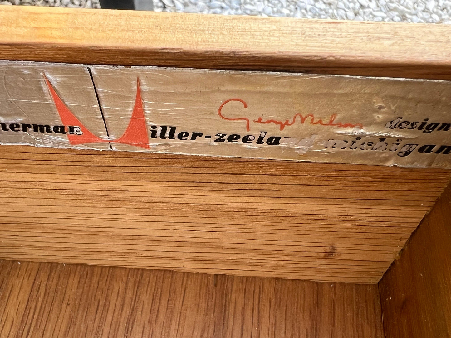 Frisman Vintage A Classic Pair of George Nelson Night Stands Herman Miller Basic Series 1950's