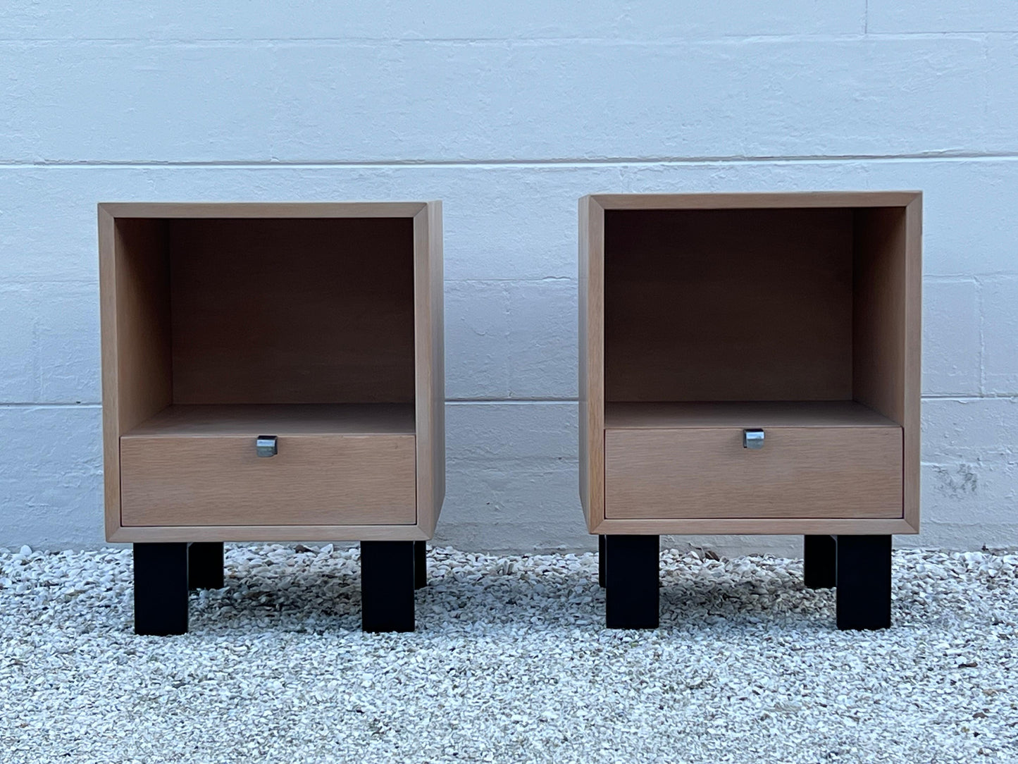 Frisman Vintage A Classic Pair of George Nelson Night Stands Herman Miller Basic Series 1950's