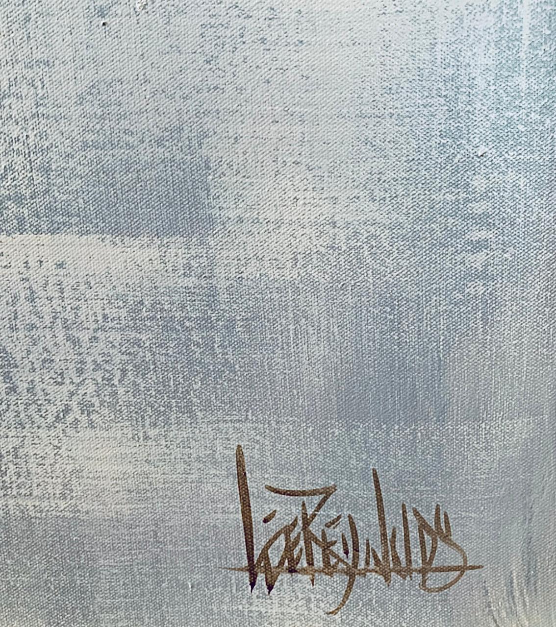 Frisman Vintage 60s Lee Reynolds Mid Century Modern Paris Cityscape Oil Painting Framed Signed