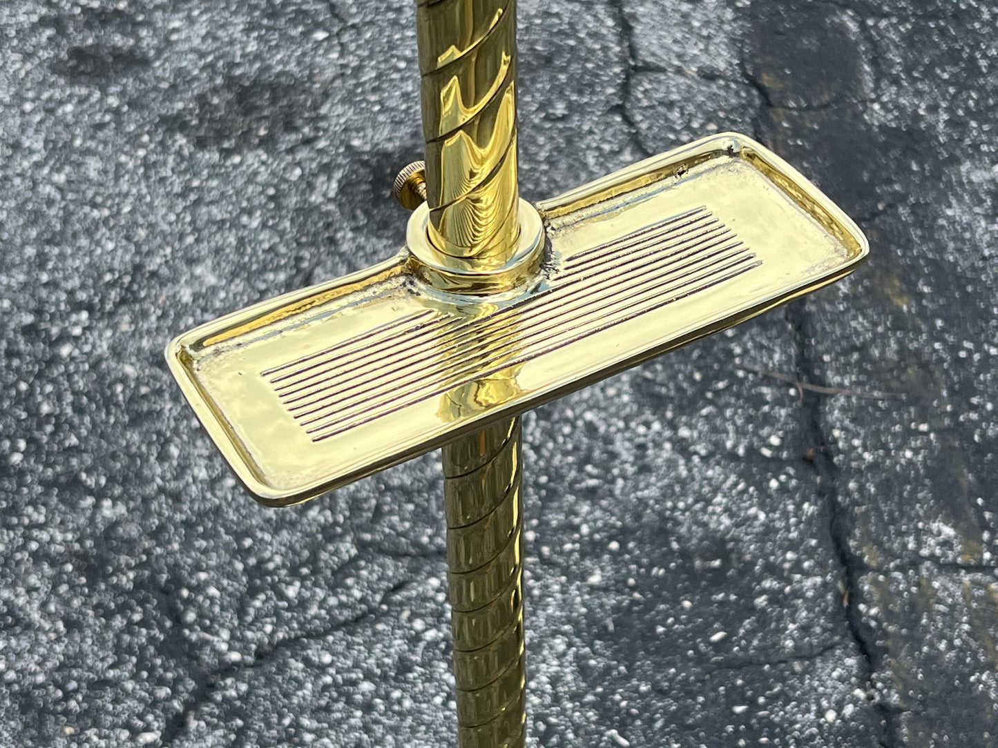 Frisman Vintage A Matched Pair Of Heavy Brass Valets Polished
