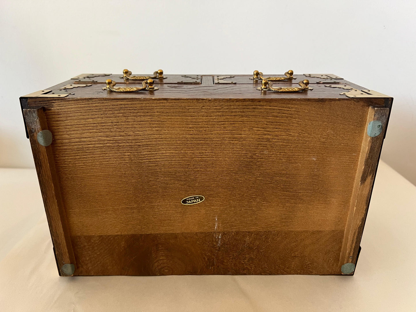 Frisman Vintage Japanese Campaign Style Miniature Chest Ca' 1960's