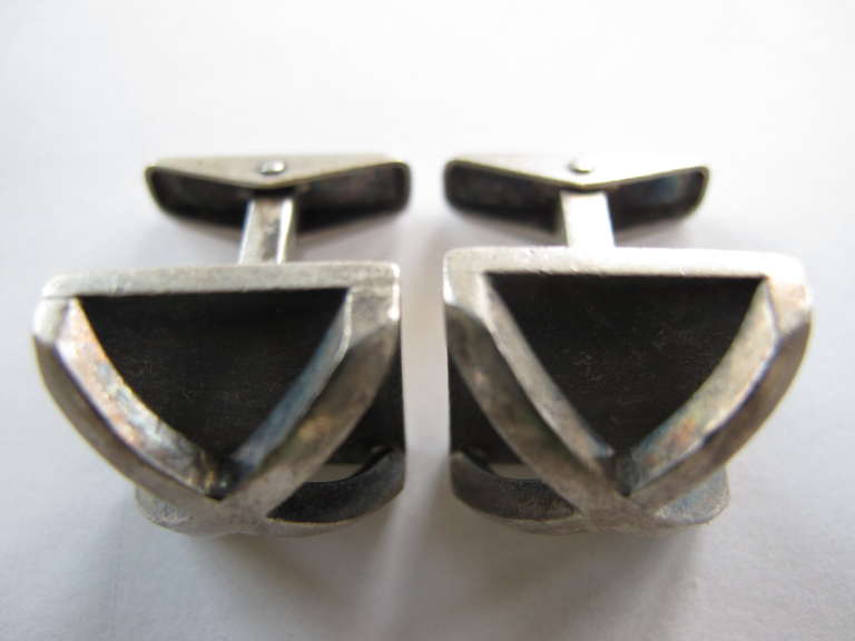 Frisman Vintage Allan Adler Sterling Cufflinks