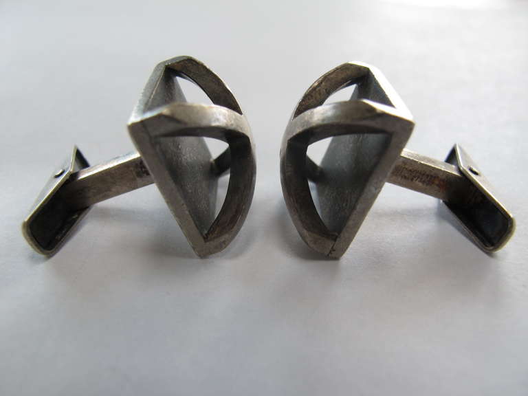 Frisman Vintage Allan Adler Sterling Cufflinks