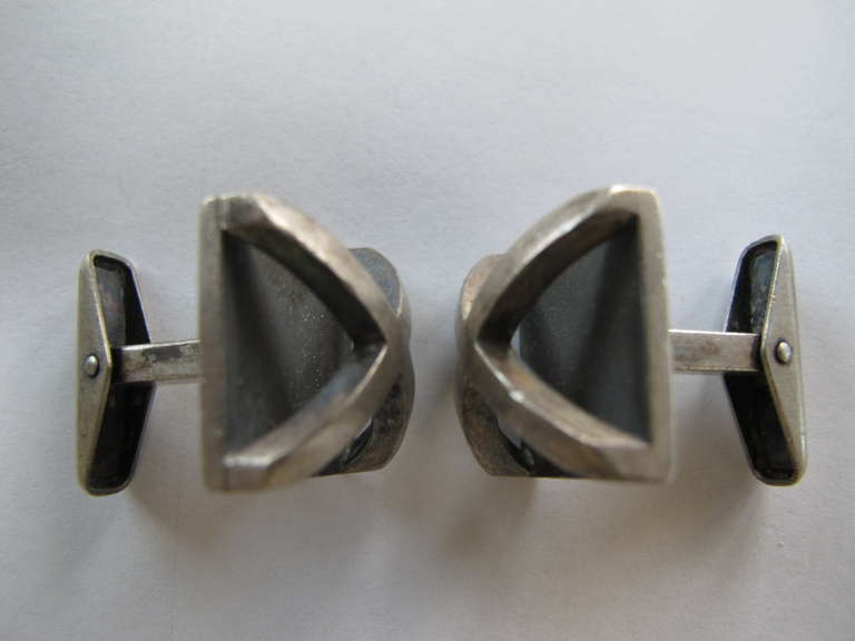 Frisman Vintage Allan Adler Sterling Cufflinks