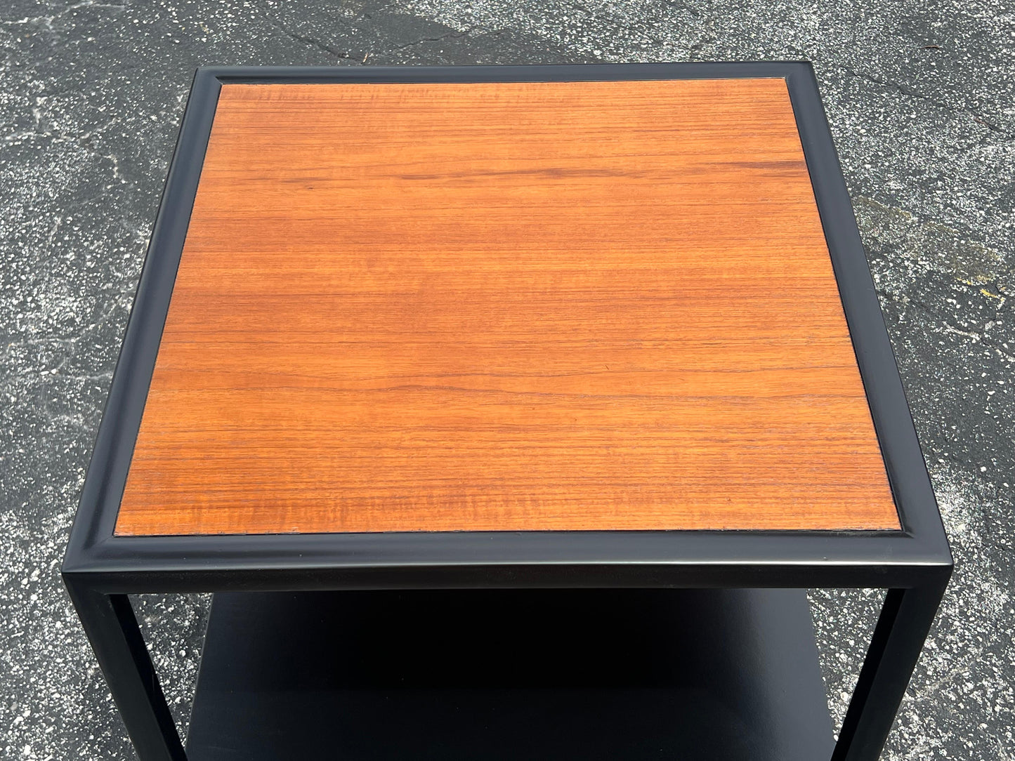 Frisman Vintage Large End Table By Michael Taylor For Baker Ca' 1950's