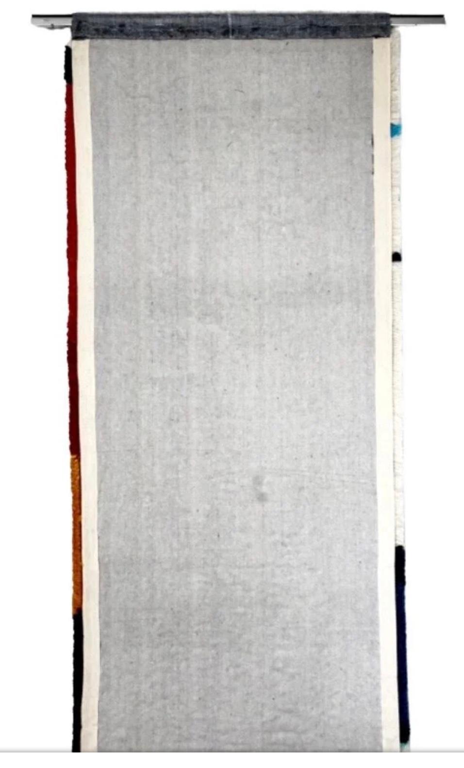Frisman Vintage Handmade Mid Century Modern Evelyn Ackerman Style Textile Art Wall Hanging