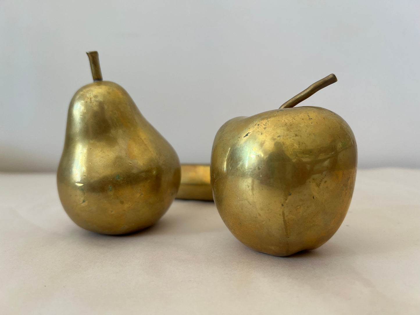 Frisman Vintage Monique Gerber Bronze Fruit Sculptures France ca' 1970's
