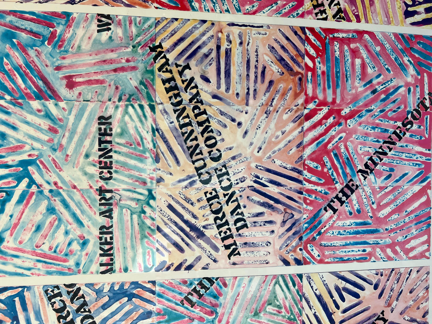 Frisman Vintage Large Jasper Johns Original Offset-Lithograph Poster 1981