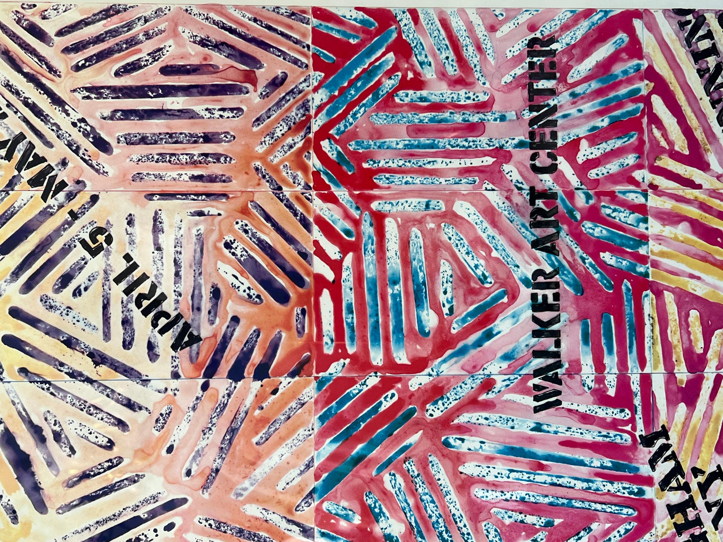 Frisman Vintage Large Jasper Johns Original Offset-Lithograph Poster 1981