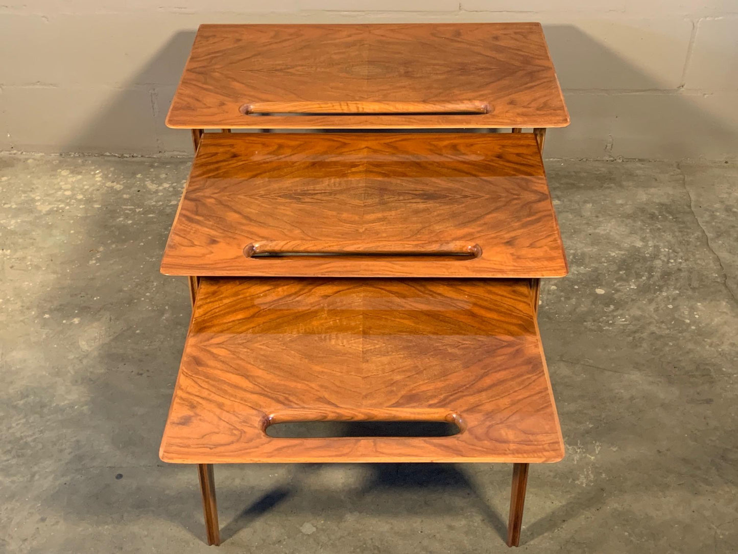 Frisman Vintage Ico Parisi Nesting Tables, Italy, circa 1950s