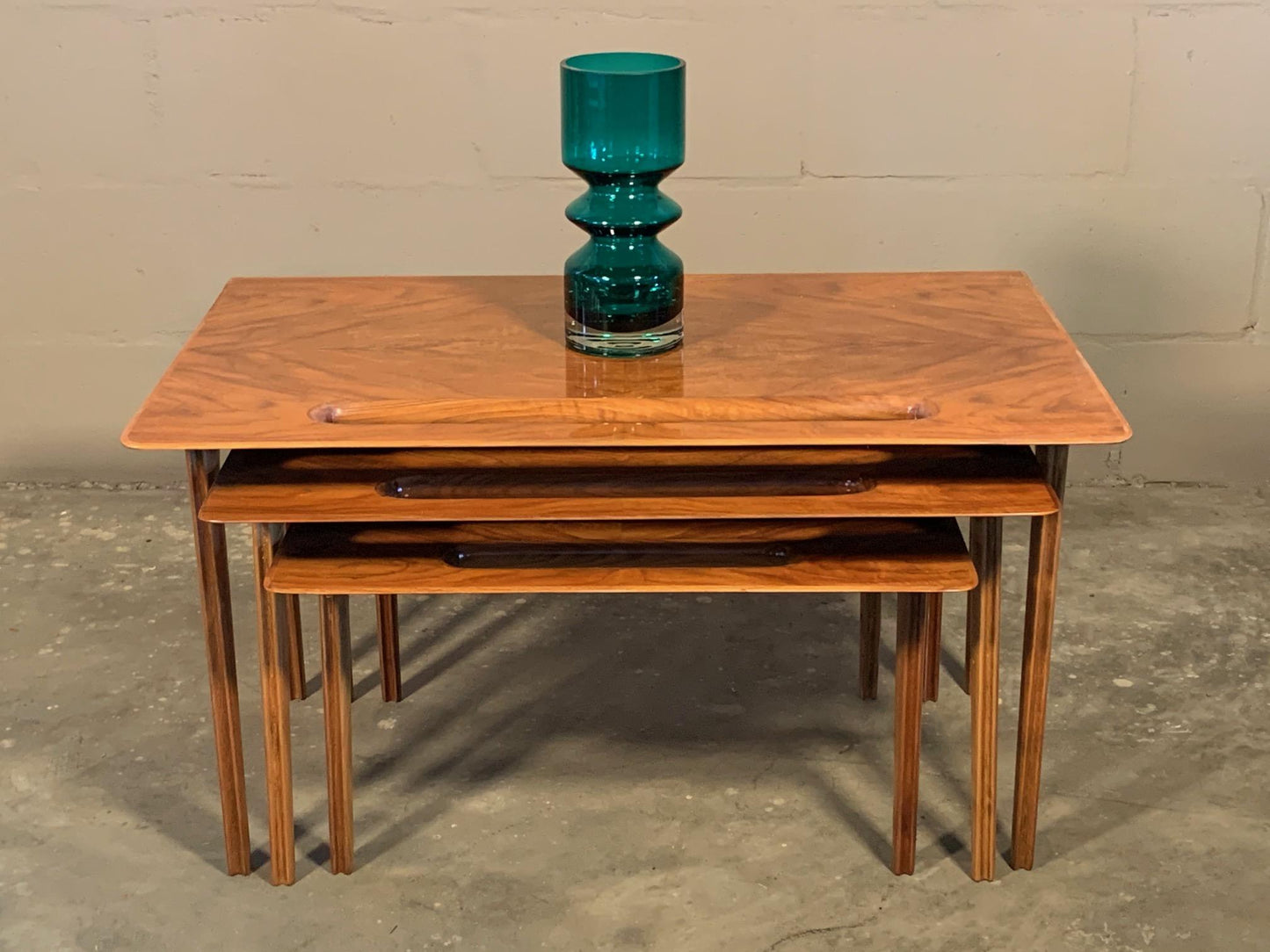 Frisman Vintage Ico Parisi Nesting Tables, Italy, circa 1950s