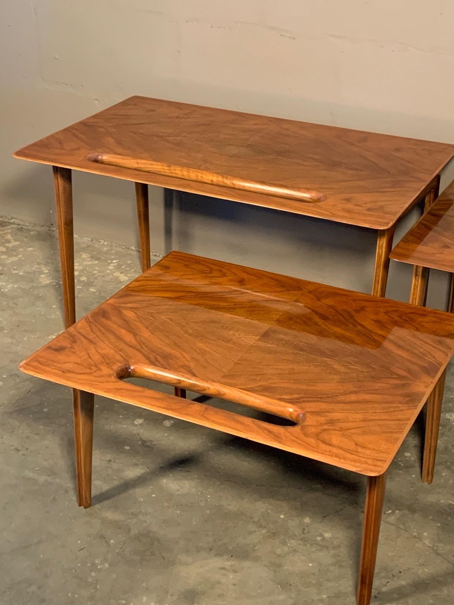 Frisman Vintage Ico Parisi Nesting Tables, Italy, circa 1950s