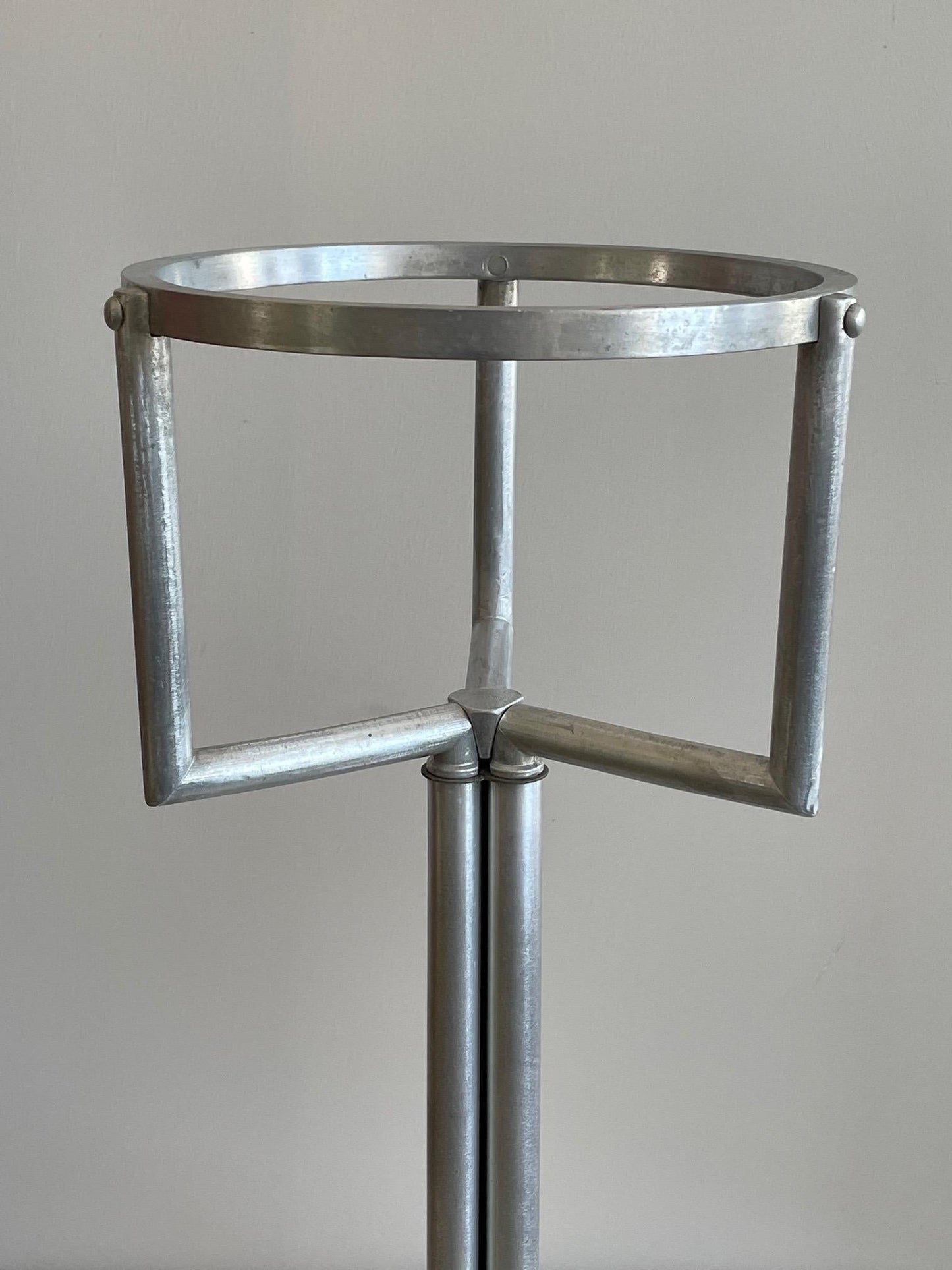 Frisman Vintage Machine Age Aluminum Ice Bucket Stand