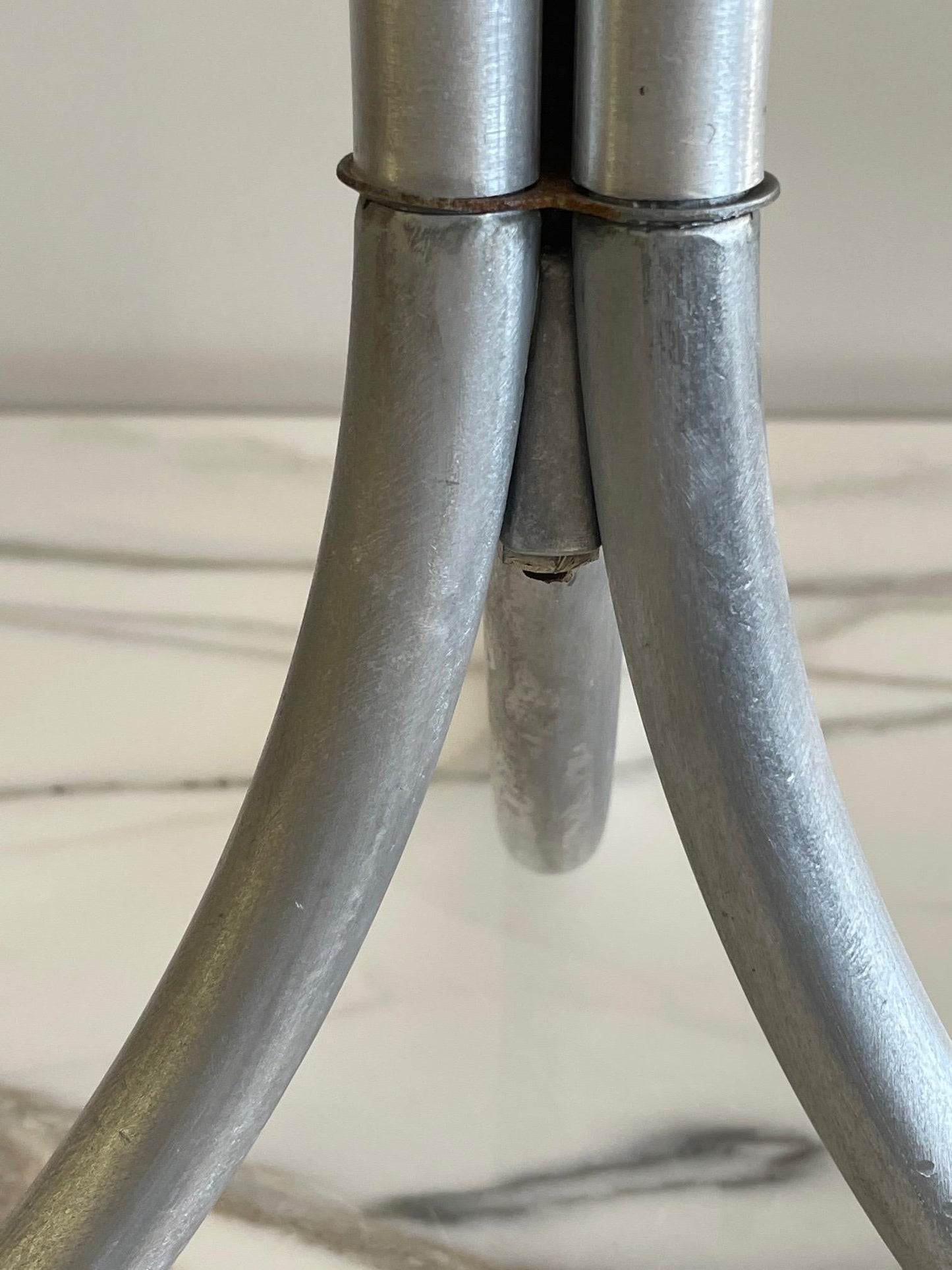 Frisman Vintage Machine Age Aluminum Ice Bucket Stand