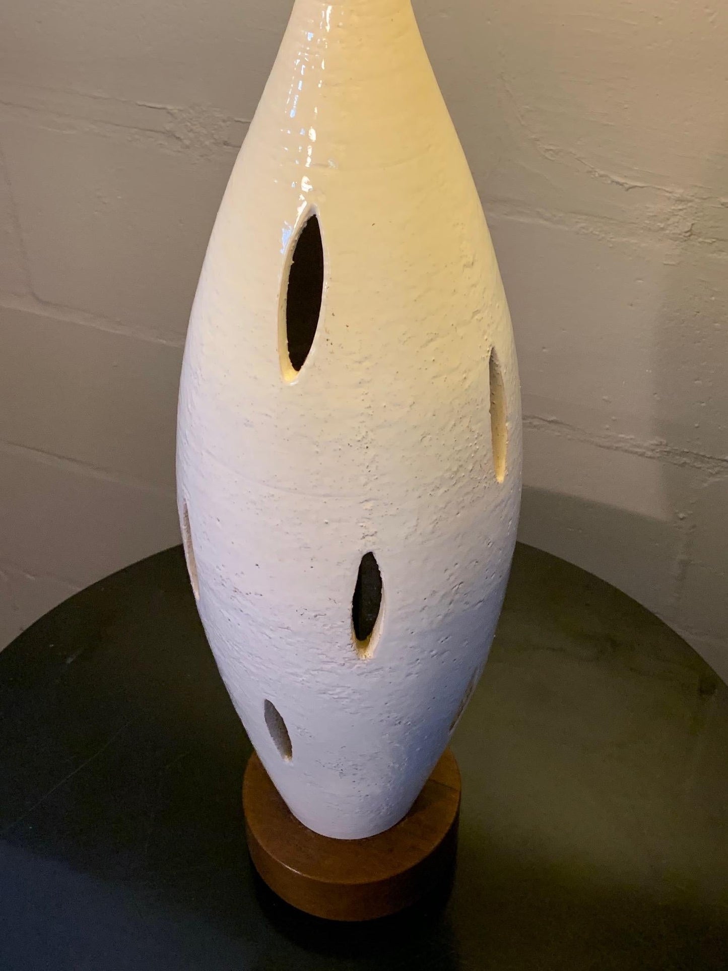 Frisman Vintage Impressive Aldo Londi for Bitossi Ceramic Lamp