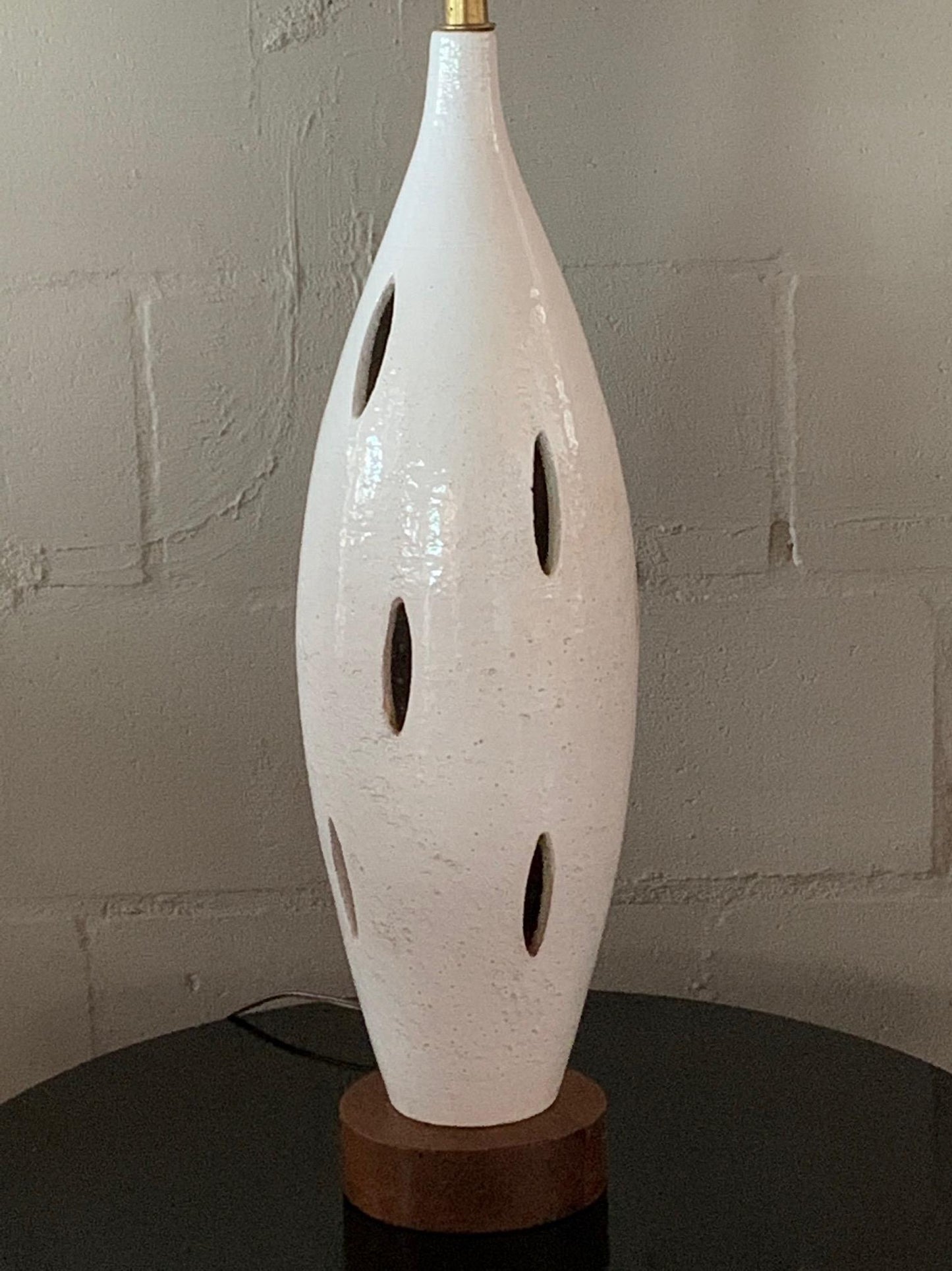 Frisman Vintage Impressive Aldo Londi for Bitossi Ceramic Lamp