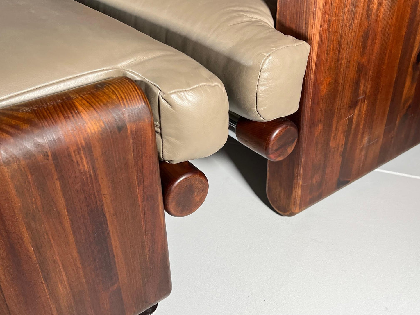 Frisman Vintage John Caldwell Lounge Chair and Ottoman, 1976