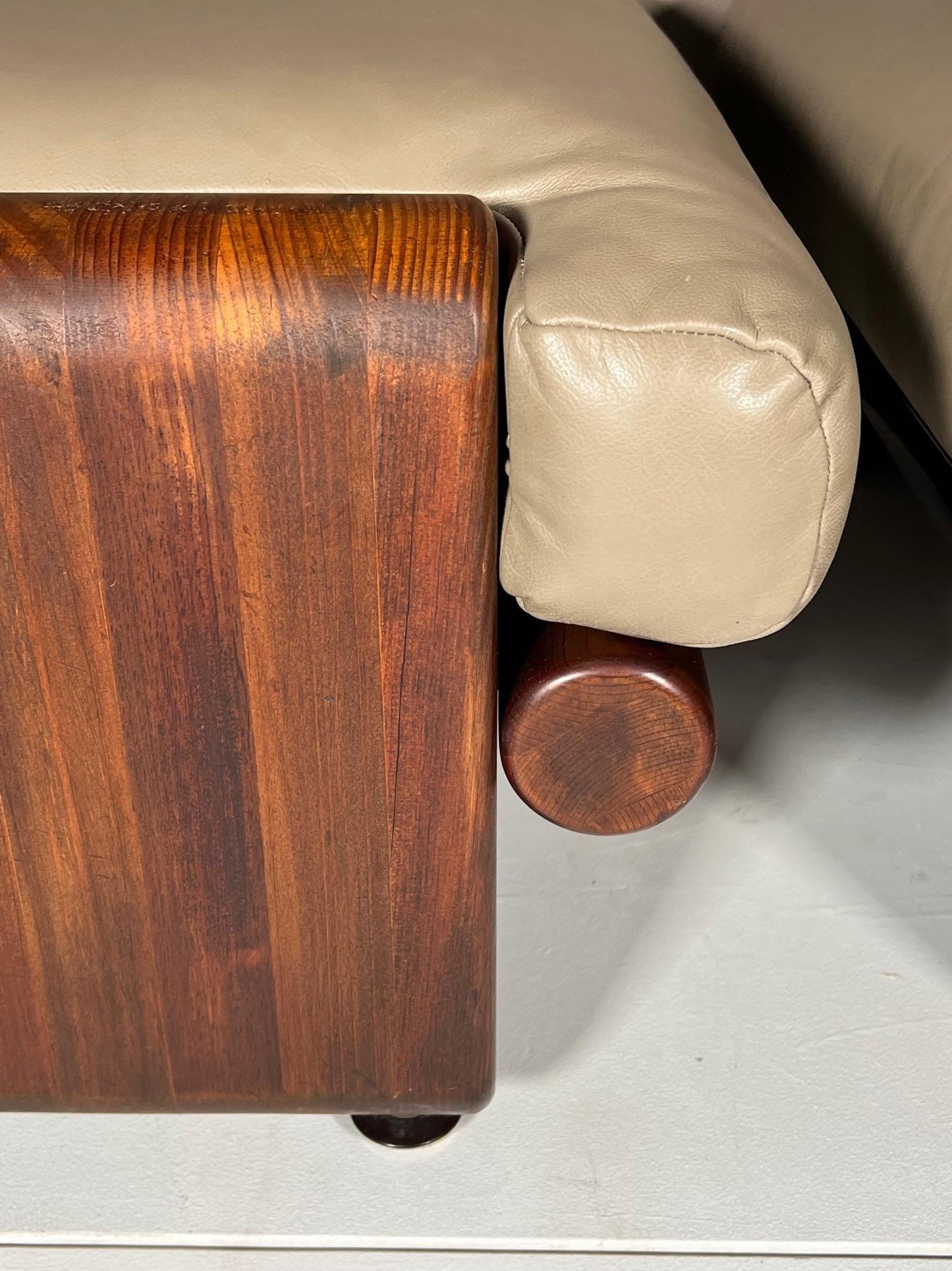 Frisman Vintage John Caldwell Lounge Chair and Ottoman, 1976