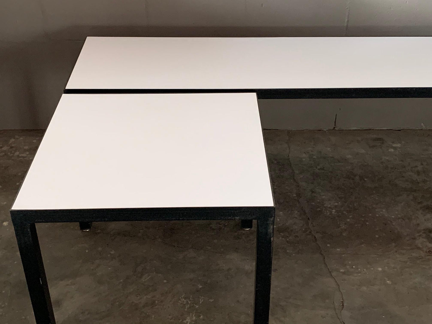 Frisman Vintage Minimalist Bench and Matching Table by JG Furniture