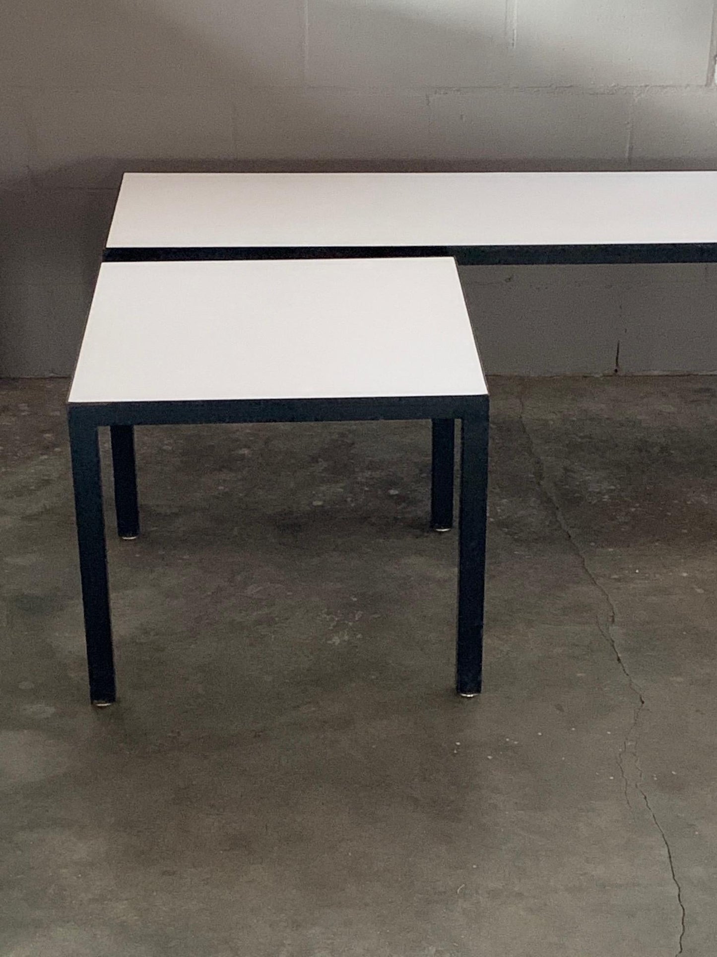 Frisman Vintage Minimalist Bench and Matching Table by JG Furniture
