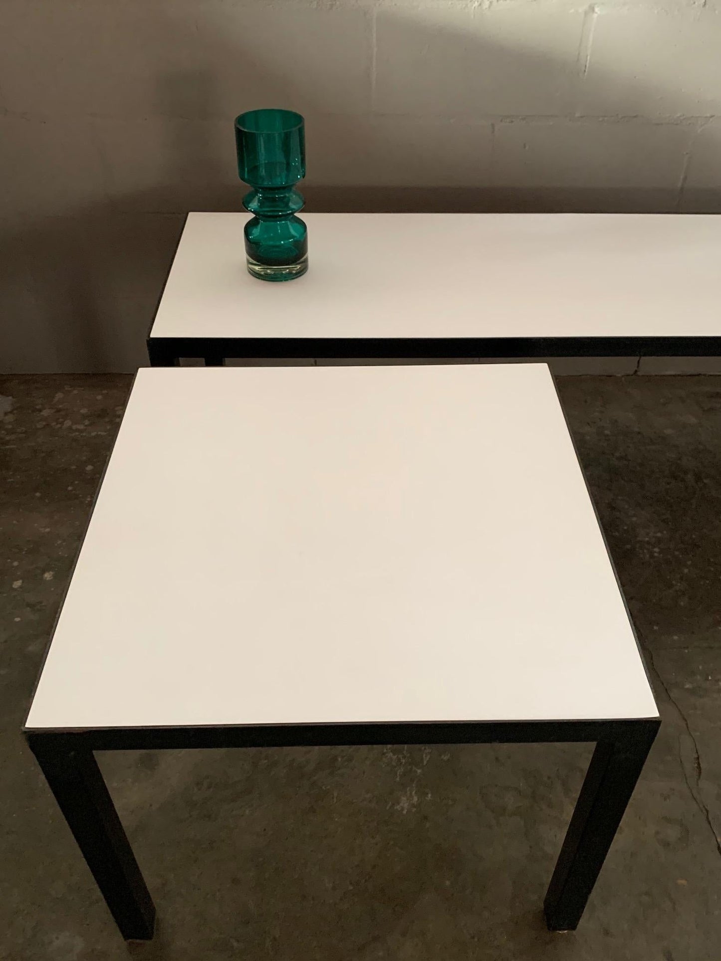 Frisman Vintage Minimalist Bench and Matching Table by JG Furniture