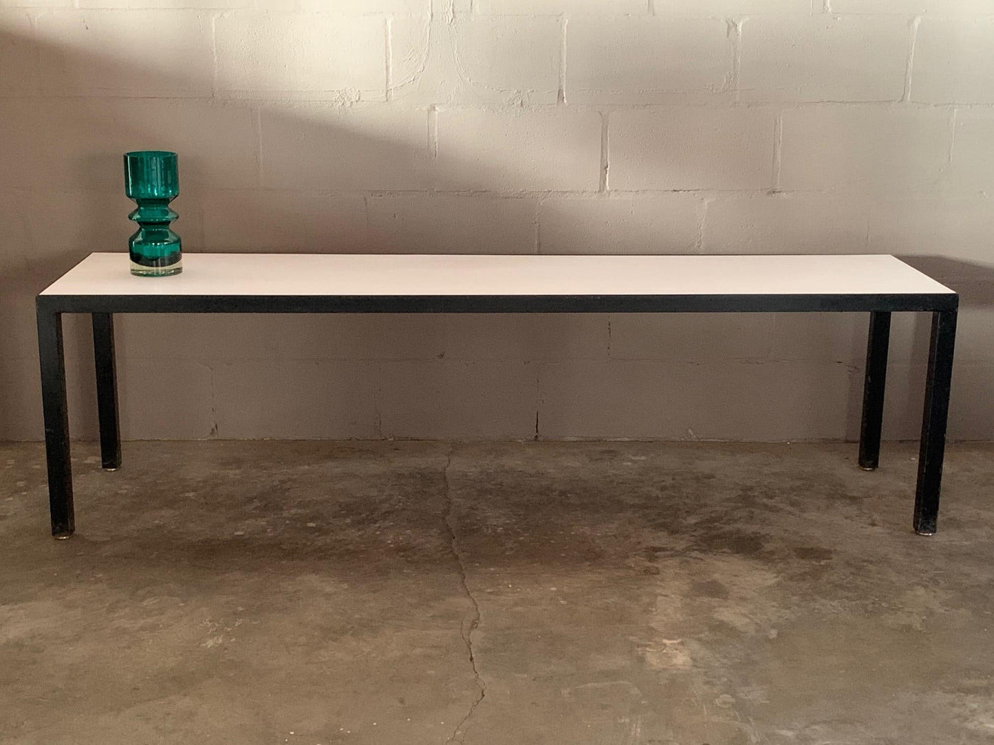 Frisman Vintage Minimalist Bench and Matching Table by JG Furniture