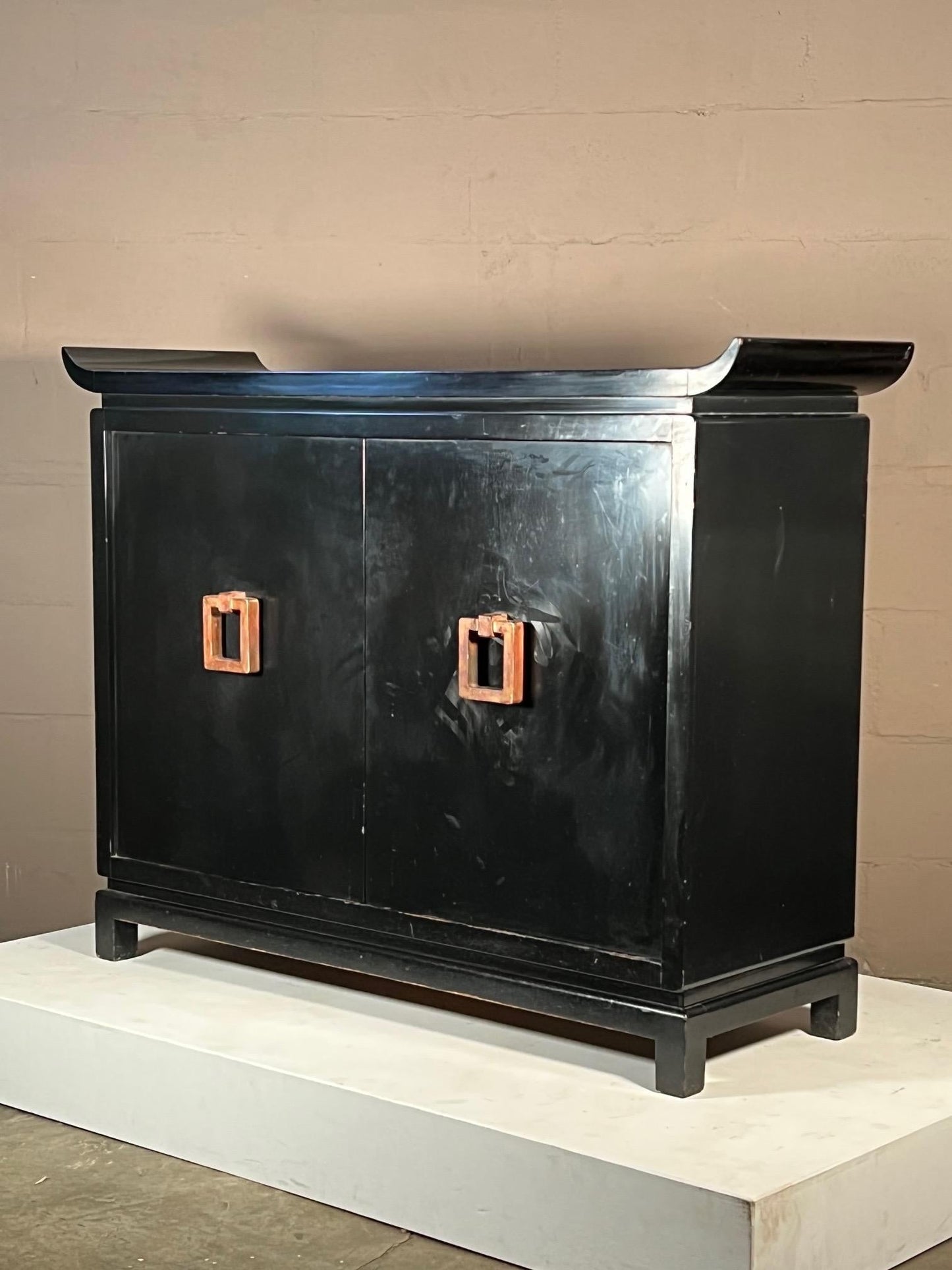 Frisman Vintage Original James Mont Cabinet in Asian Style