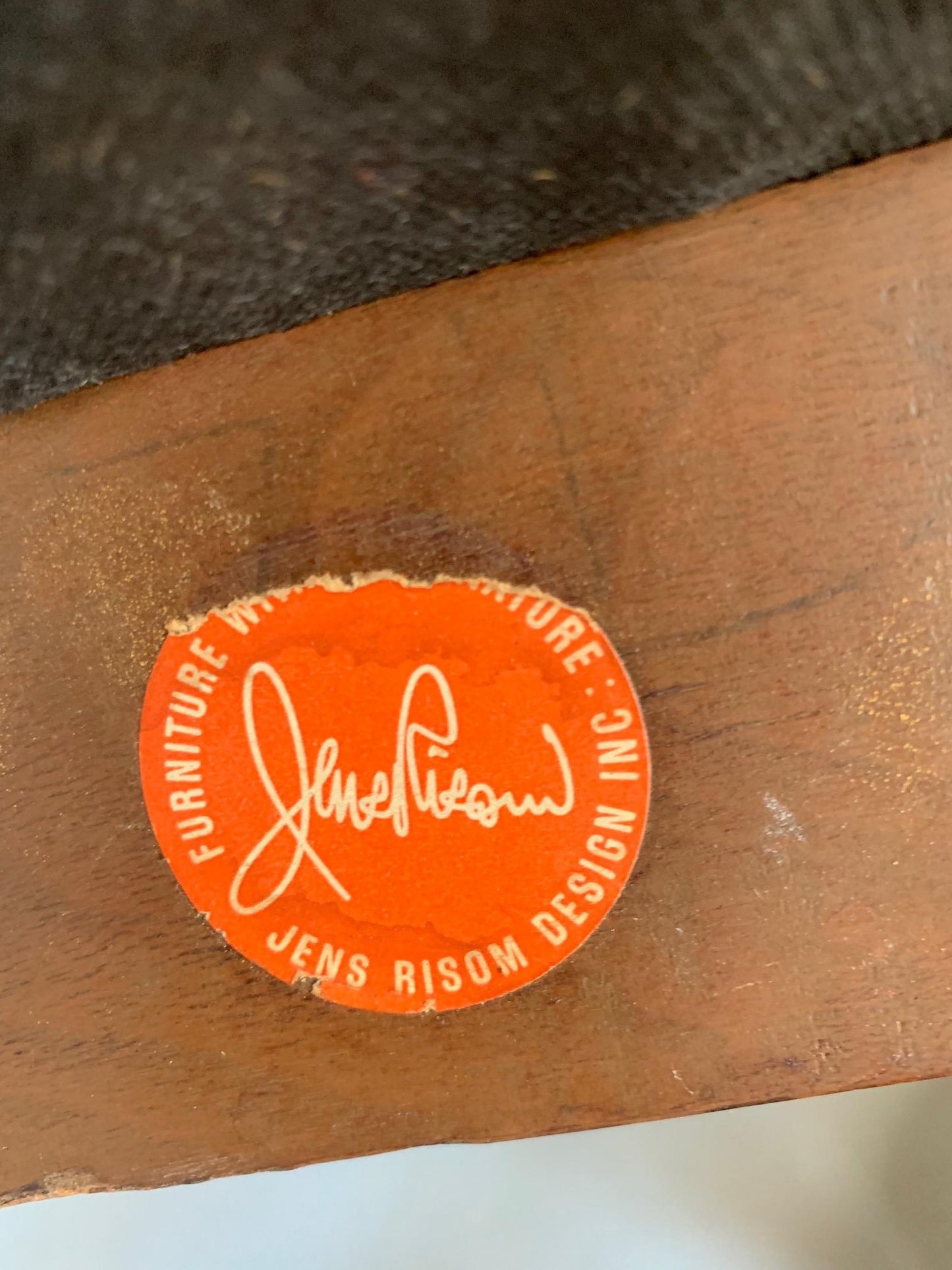 Frisman Vintage Jens Risom Upholstered Lounge Chair