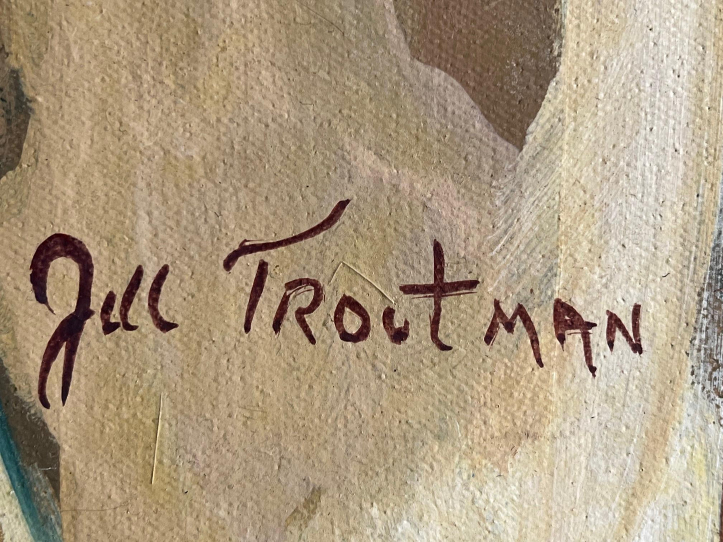 Frisman Vintage Painting by Jill Troutman
