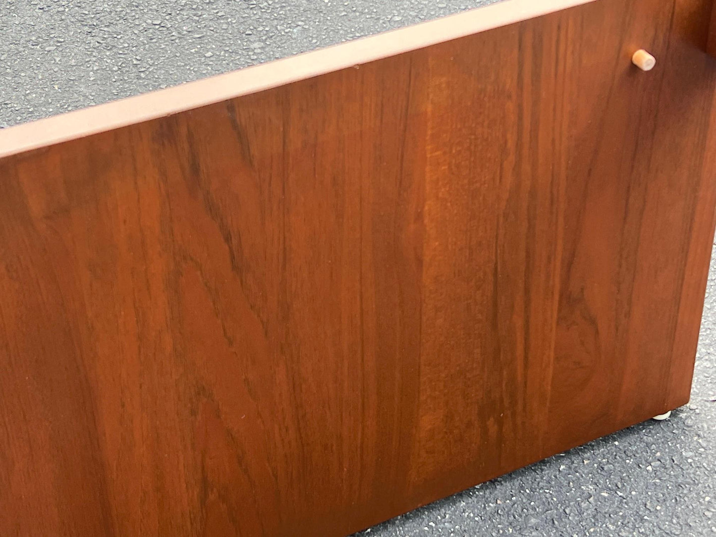 Frisman Vintage Danish Teak And Glass Coffee Table By Komfort Ca' 1960's