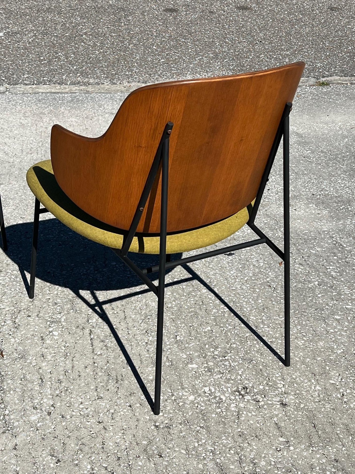 Frisman Vintage A Set of Low Kofod Larsen Penguin Chairs With An Ottoman