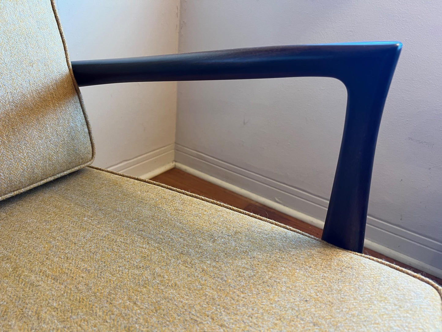Frisman Vintage Kofod Larsen Three Seat Danish Sofa