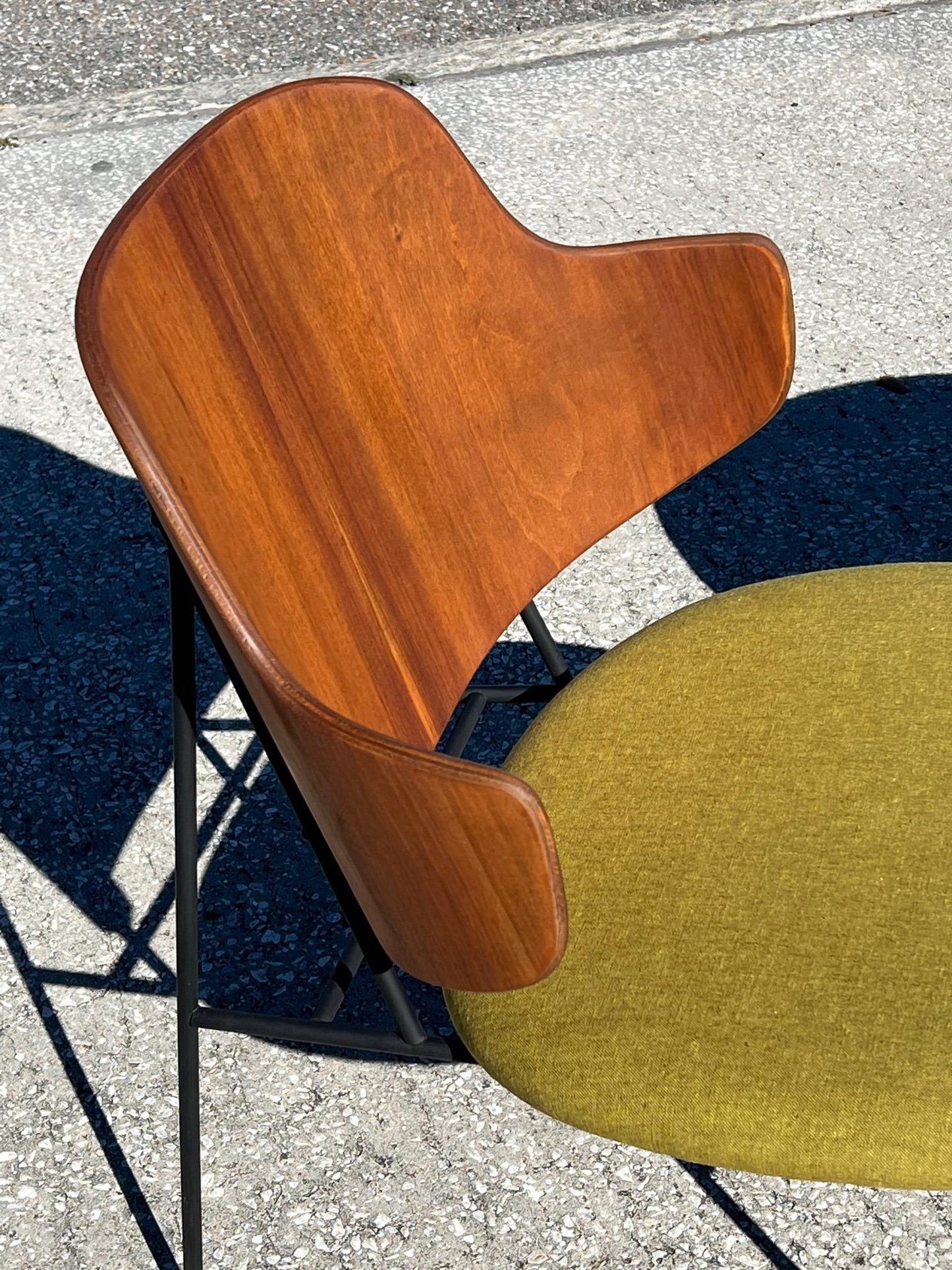 Frisman Vintage A Set of Low Kofod Larsen Penguin Chairs With An Ottoman