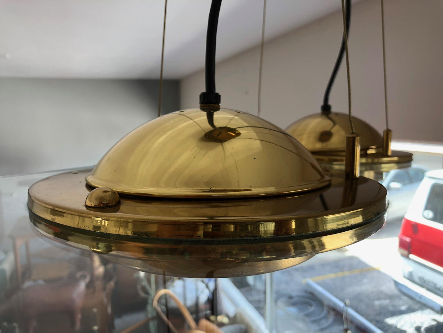 Frisman Vintage Robert Sonneman for George Kovacs Orbit Chandelier, 1987