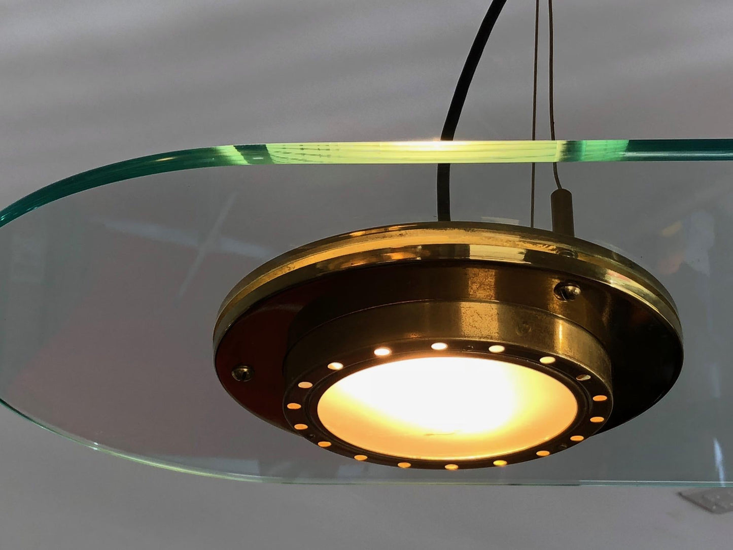 Frisman Vintage Robert Sonneman for George Kovacs Orbit Chandelier, 1987