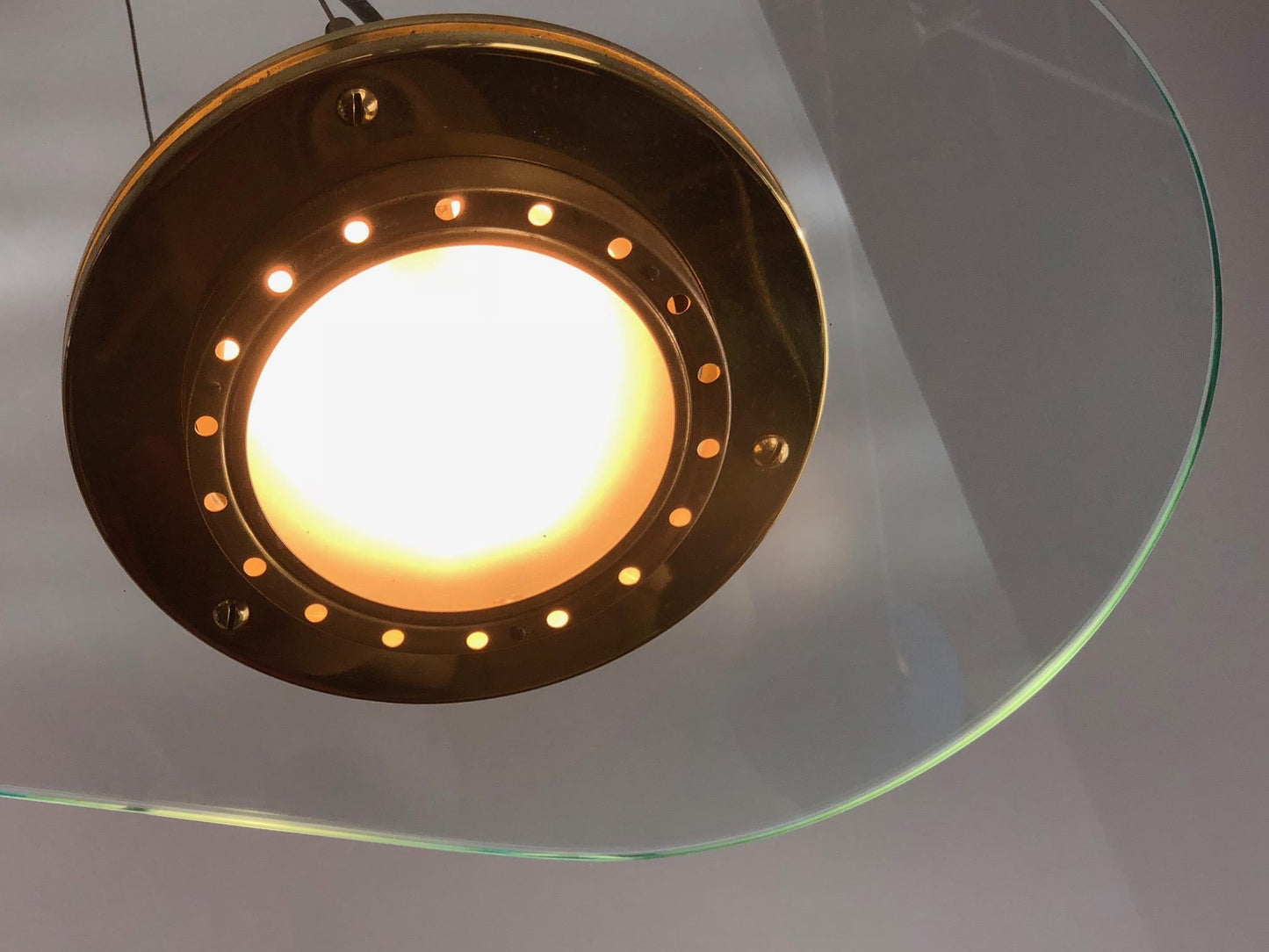 Frisman Vintage Robert Sonneman for George Kovacs Orbit Chandelier, 1987