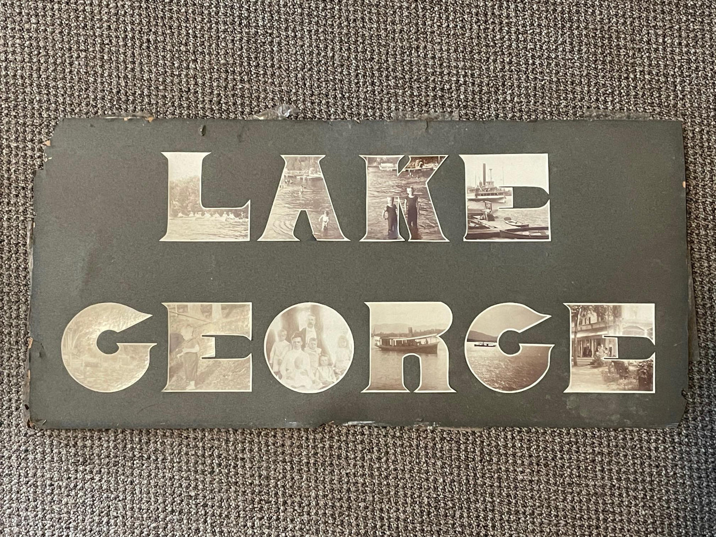 Frisman Vintage Lake George Vintage Photograph, circa 1910