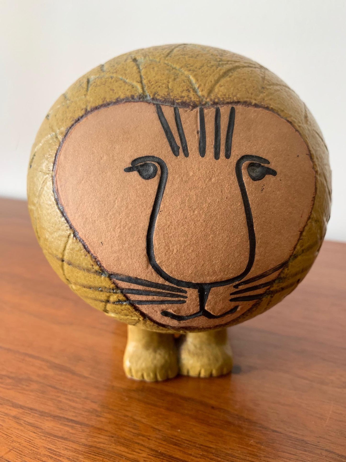 Frisman Vintage Pair of Lisa Larson Lion Sculptures Gustavsberg