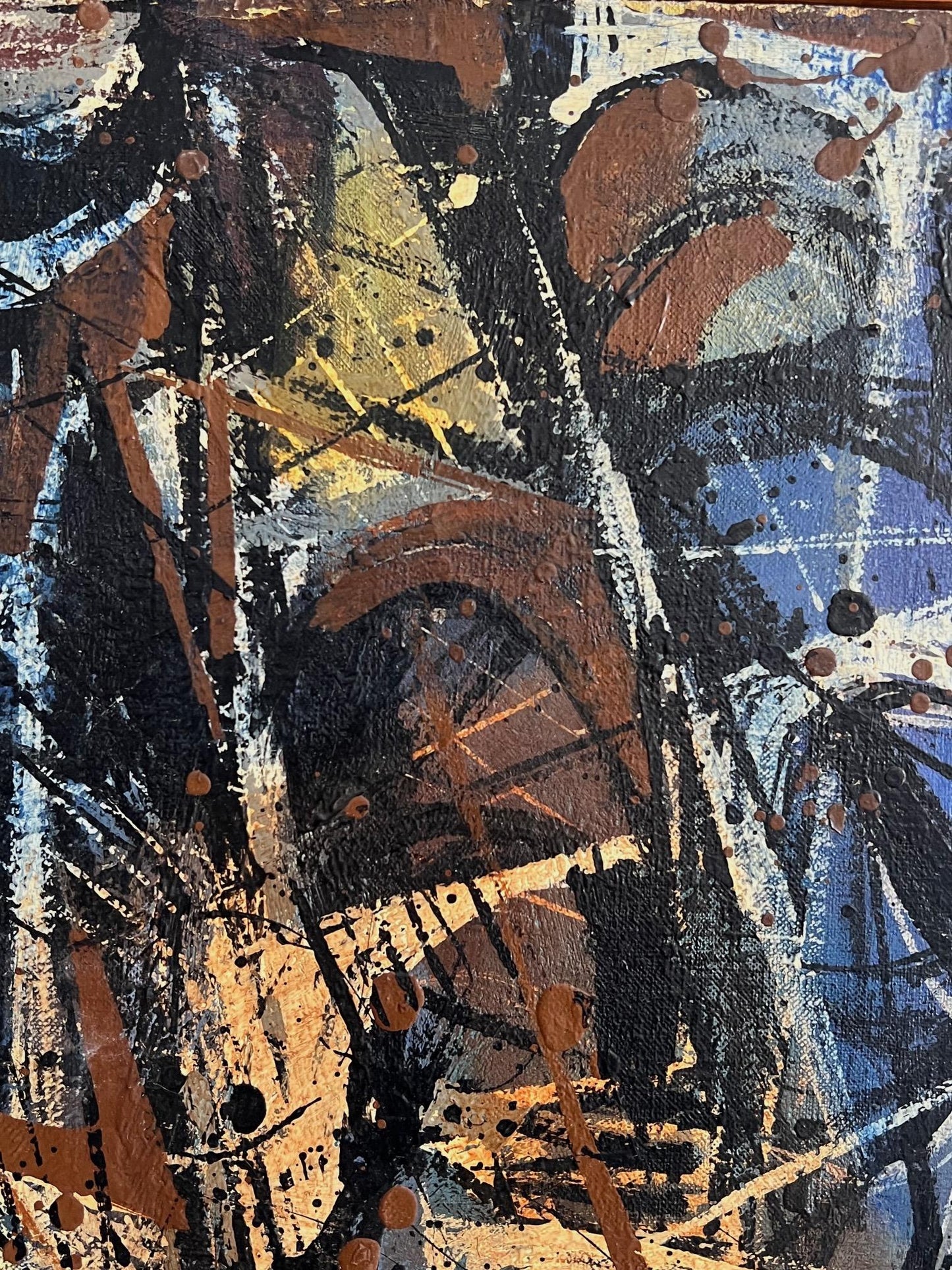 Frisman Vintage Leonard Maurer Painting, 1949