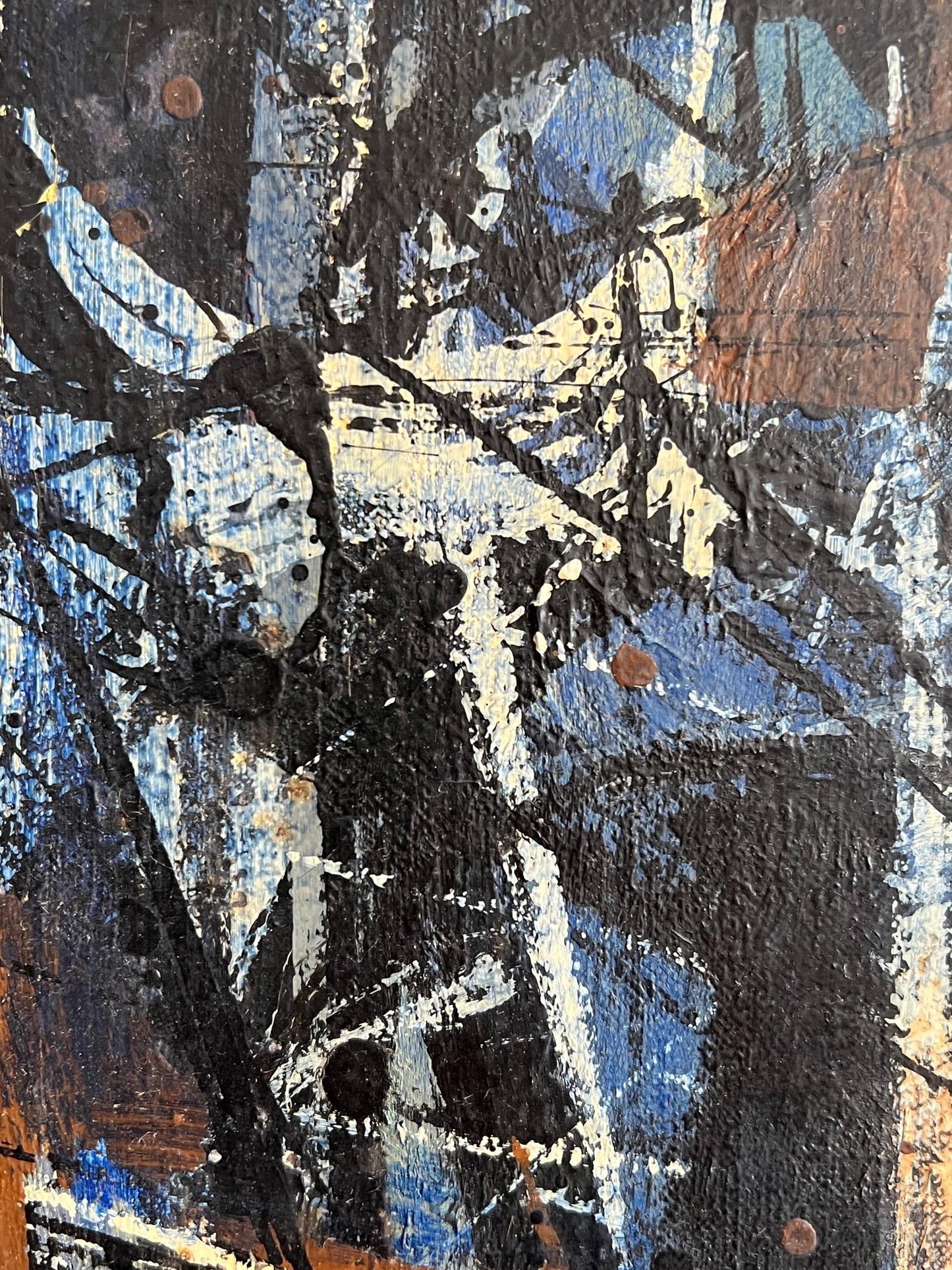 Frisman Vintage Leonard Maurer Painting, 1949