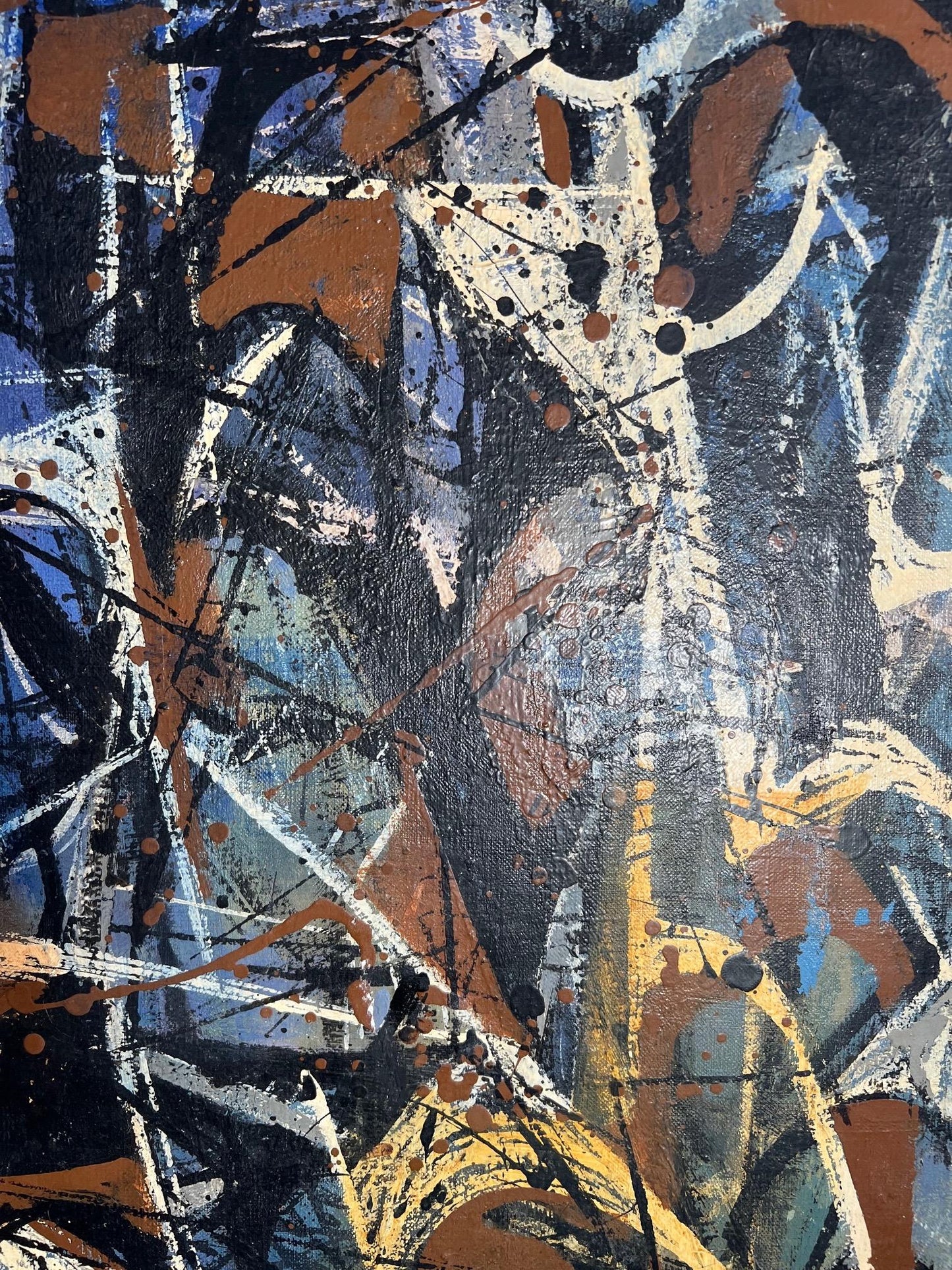 Frisman Vintage Leonard Maurer Painting, 1949