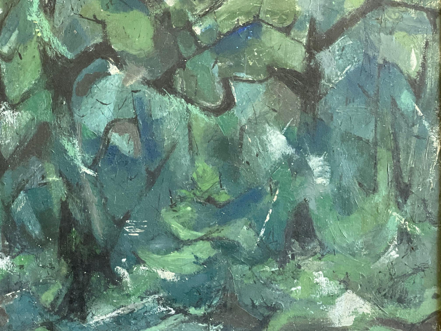 Frisman Vintage Landscape by Leonard Maurer, 1949