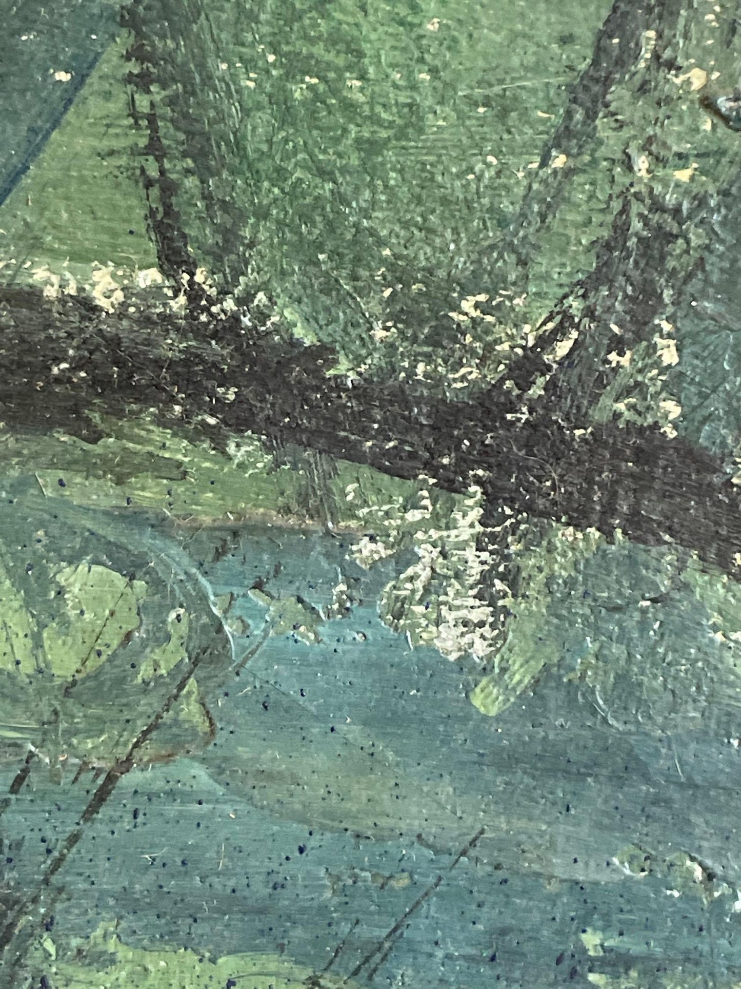 Frisman Vintage Landscape by Leonard Maurer, 1949