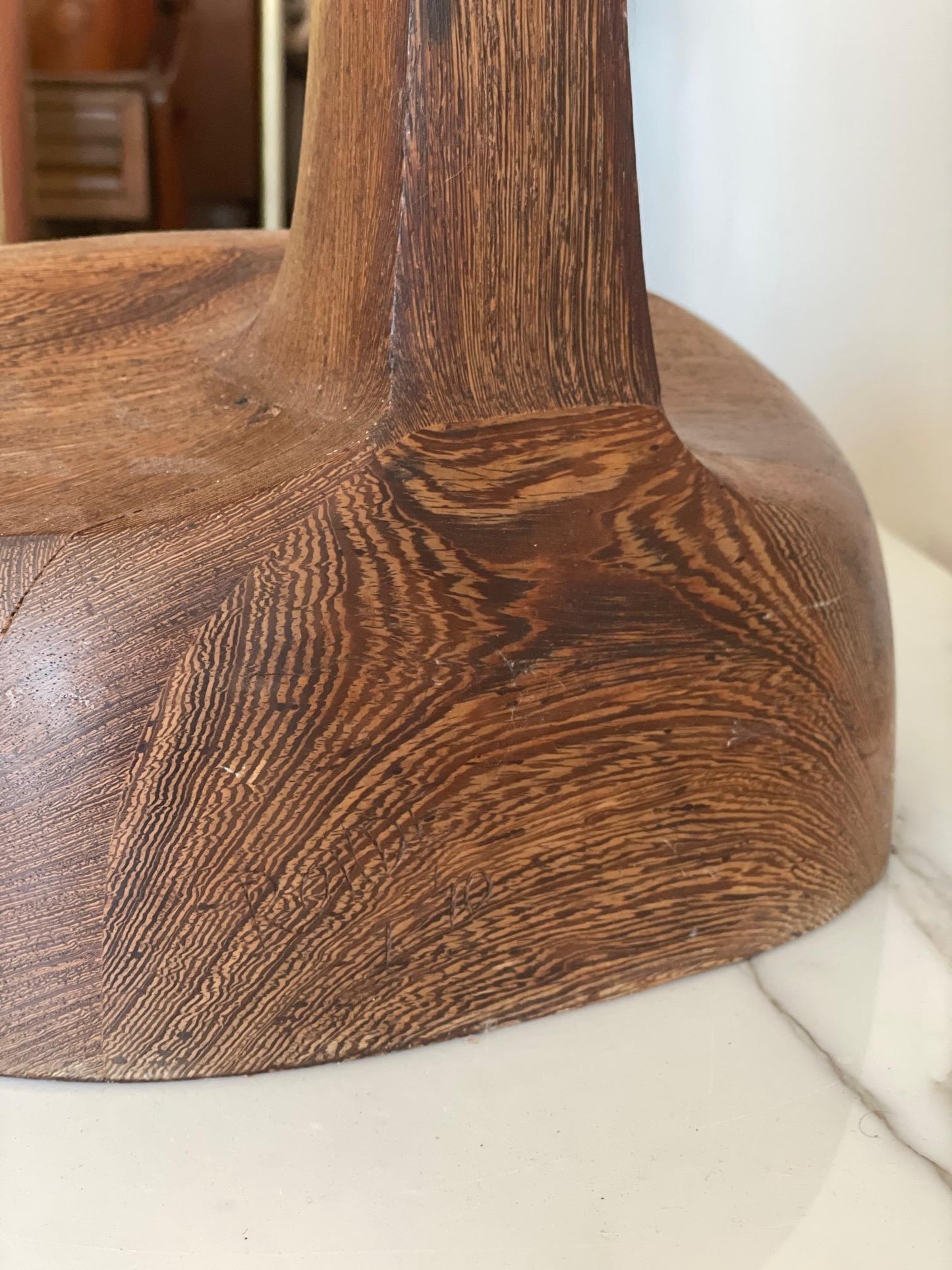 Frisman Vintage Lee Rohde Sculptural Lectern Form in Wengé, 1970