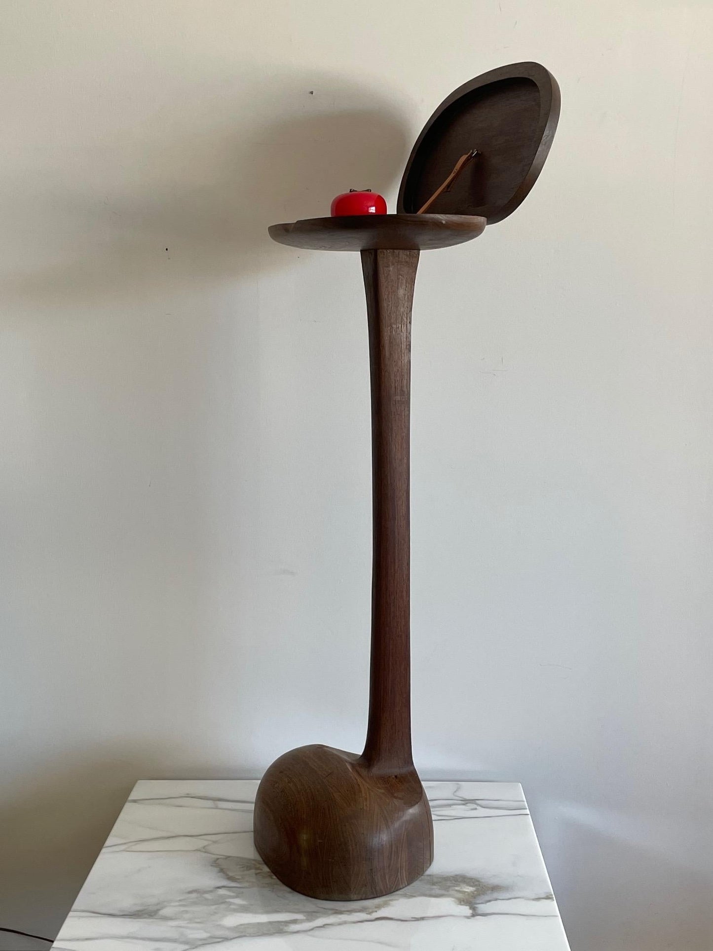 Frisman Vintage Lee Rohde Sculptural Lectern Form in Wengé, 1970