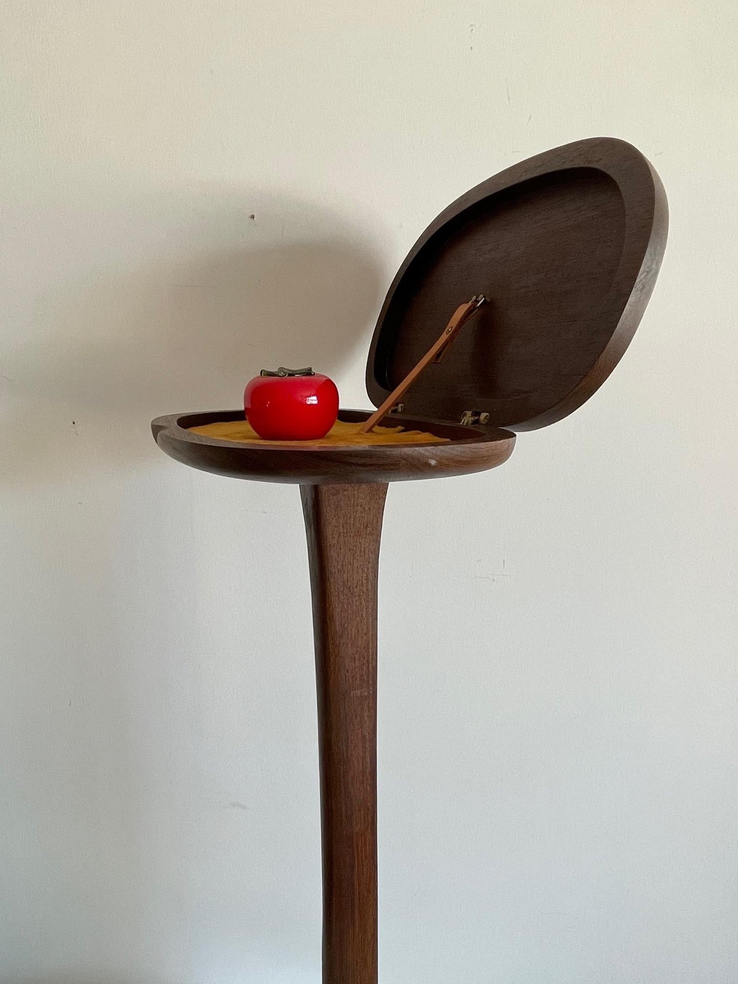 Frisman Vintage Lee Rohde Sculptural Lectern Form in Wengé, 1970