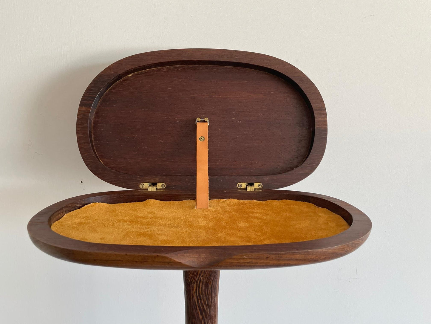 Frisman Vintage Lee Rohde Sculptural Lectern Form in Wengé, 1970